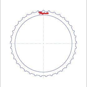 F3A, KF100 (MX-1), ATX Steel Clutch Plate, F3A, Transmission parts, tooling and kits