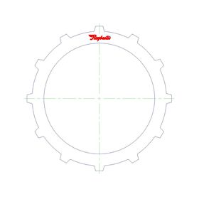 4HP-22 Steel Clutch Plate, 4HP22, Transmission parts, tooling and kits