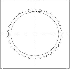 R4A-EL Steel Clutch Plate, RE4R01A, Transmission parts, tooling and kits