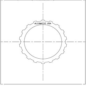 RE4F03A, RE4F03V, RL4F03A, RL4F03V Steel Clutch Plate, RL4F03A, RE4F03A