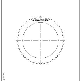 U140E, U140F, U150E, U151E, U240, U240E, U241F, U250E Steel Clutch Plate, U241E, U140E