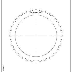 AW60-40, AW60-40SN, AW60-41SN, AW60-42LE (AF-13) Steel Clutch Plate, AW6042LE, AW6040LE