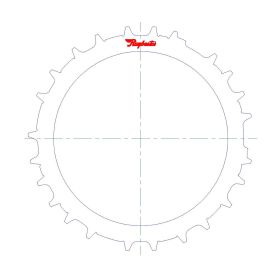 FW6A-EL Steel Clutch Plate, FW6AEL, Transmission parts, tooling and kits