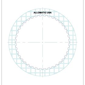 A760E, A760F, A760H, A761E #3 Brake High Energy Friction Clutch Plate, A761E, A760E