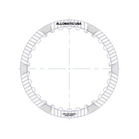 6HP19, 6HP19A, 6HP19X, 6HP21, 6HP21X, 09L D Clutch (1st Reverse) High Energy Friction Clutch Plate, 6HP21, 6HP19