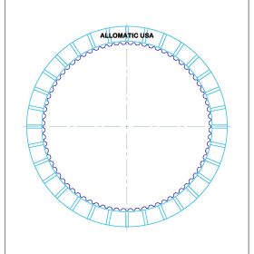 5R110W TorqShift Forward (With Hardened Core) Friction Clutch Plate, 5R110W, Transmission parts, tooling and kits