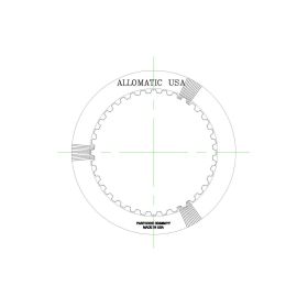 TAAT 1st Drive, 2nd, 3rd, 4th Clutch Single Sided, ID Spline High Energy Friction Clutch Plate, TAAT, Transmission parts, tooling and kits