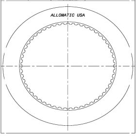 4T80E 2nd Clutch Friction Clutch Plate, 4T80E, Transmission parts, tooling and kits
