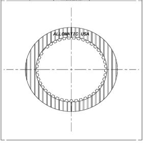 ST300 Front Friction Clutch Plate, ST300, Transmission parts, tooling and kits