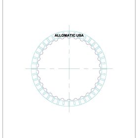 AW80-40LE (U440E), AW81-40LE (U441E), AW80-40LS C1 Forward High Energy Friction Clutch Plate, U440E, Transmission parts, tooling and kits
