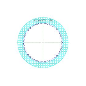 TF6, A904 / 30RH, A998 / 31RH, A999 / 32RH Front High Energy Friction Clutch Plate, A999, Transmission parts, tooling and kits