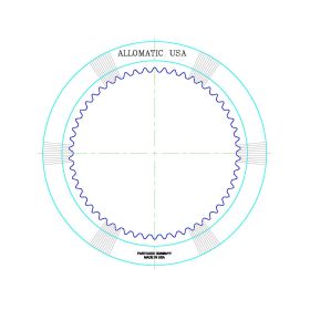 A518 / 46RH, A518ES / 46RE, A618 / 47RH, A618ES / 47RE, 48RE Overdrive Brake (Waved) High Energy Friction Clutch Plate, A618, A518