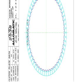 TF80SC (AF40, AF40-6), TF81SC (AF21, AWF21), AW6AEL C1 1,2, 3, 4 High Energy Friction Clutch Plate, TF81SC, TF80SC