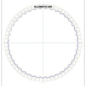 09G / TF60SN, 09K, 09M B1 09G High Energy Friction Clutch Plate, 09M, 09G