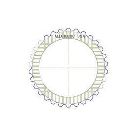 62TE Underdrive Direct, Single Sided, OD Spline High Energy Friction Clutch Plate, 62TE, Transmission parts, tooling and kits