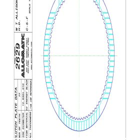 HD SERIES C5 High Energy Friction Clutch Plate, C5, Transmission parts, tooling and kits