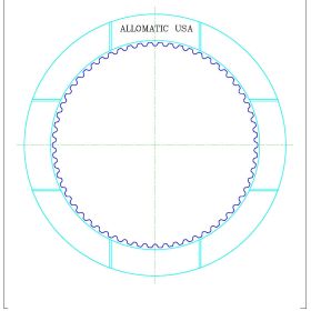 A518 / 46RH, A518ES / 46RE, A618 / 47RH, A618ES / 47RE, 48RE Rear (Except 48RE) Friction Clutch Plate, misc, Transmission parts, tooling and kits