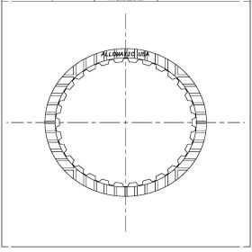 RE4F02A, RE4F02V, RL4F02A, RN4F02A High (Stanza) Friction Clutch Plate, RL4F02A, Transmission parts, tooling and kits