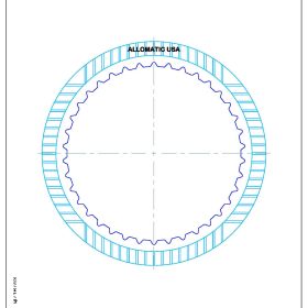 R4AX-EL, 4EAT, EC-8 Reverse,1st Design, High Energy Friction Clutch Plate, 4EAT, Transmission parts, tooling and kits