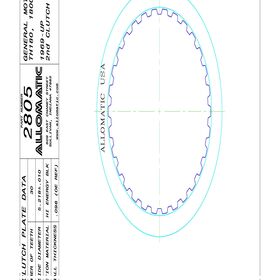 TH180, TH180C, 3L30, 4L30E 2nd High Energy Friction Clutch Plate, TH180, Transmission parts, tooling and kits