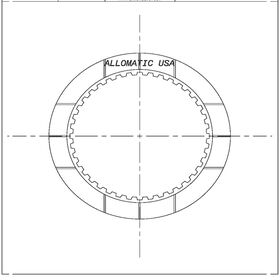 TH180, TH180C, 3L30, 4L30E Overrun 4L30E Friction Clutch Plate, TH180, Transmission parts, tooling and kits