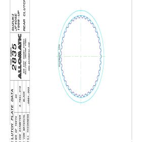 WAGON R SR410-2, SR412-2 Rear Clutch Friction Clutch Plate, SR410, JF405E