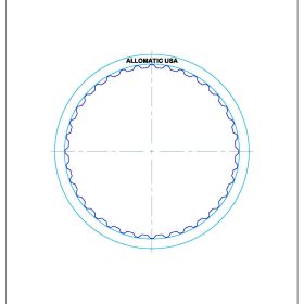 WAGON R SR410-2, SR412-2 Front Clutch Friction Clutch Plate, SR410, JF405E