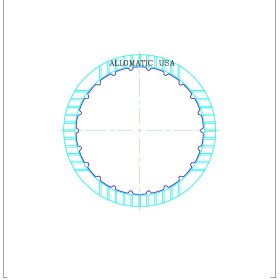 EAT, 4EAT-F, F4E, F4E-III, F4AEL Overdrive Friction Clutch Plate, F4AEL, Transmission parts, tooling and kits