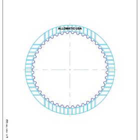 4EAT-G, G4AEL, G4AHL, N4A Coast Friction Clutch Plate, G4AEL, Transmission parts, tooling and kits