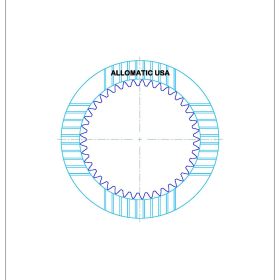 4 SPEED G4, L5, PL5X 1st, 2nd, 3rd, 4th High Energy Friction Clutch Plate, PL5X, F4
