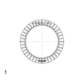 U340E, U341E Direct High Energy Friction Clutch Plate, U341E, U340E