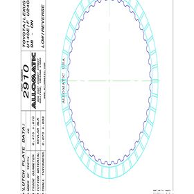 U140E, U140F, U150E, U151E, U240, U240E, U241F, U250E 1st, Reverse High Energy Friction Clutch Plate, U241E, U140E