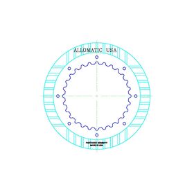 U140E, U140F, U150E, U151E, U240, U240E, U241F, U250E Underdrive, 2nd High Energy Friction Clutch Plate, U241E, U140E