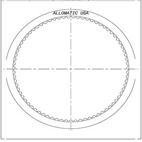 A440F, A442F Overdrive Brake Friction Clutch Plate, A440F, Transmission parts, tooling and kits