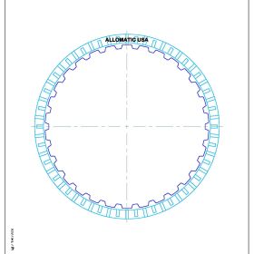 R4AX-EL, 4EAT, EC-8 Reverse Friction Clutch Plate, 4EAT, Transmission parts, tooling and kits