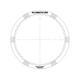 6T70 GEN 2 2-6 Clutch (Waved) Friction Clutch Plate, 6T70, 6F50