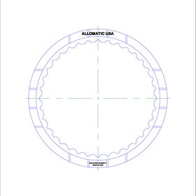 TW-40LS/E/R4A12 Overdrive high energy Friction Clutch Plate, R4A11, V4A11