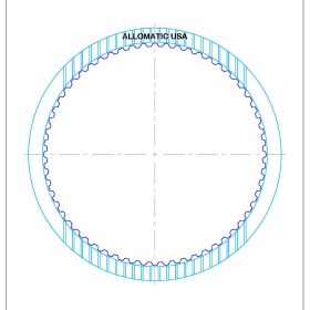 E4OD, 4R100 Coast Friction Clutch Plate, E4OD, 4R100
