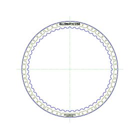 TF70SC K1 1st, 2nd, 3rd, 4th High Energy Friction Clutch Plate, TF70SC, Transmission parts, tooling and kits