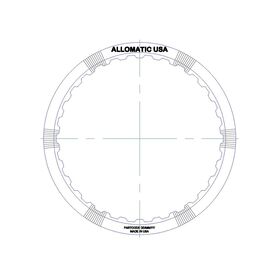 6T30 / MH9 2, 6 (Waved) High Energy Friction Clutch Plate, 6T30E, 6T40E