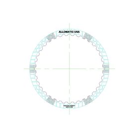 AB60E, AB60F C4 Coast Clutch High Energy Friction Clutch Plate, C4, Transmission parts, tooling and kits