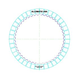 AB60E, AB60F B2 6th (#2 Brake) High Energy Friction Clutch Plate, AB60F, Transmission parts, tooling and kits