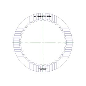 RE7R01A / JR710E, JR711E 2, 3, 4, 6 Brake High Energy Friction Clutch Plate, RE7R01A, Transmission parts, tooling and kits