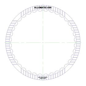 RE7R01A / JR710E, JR711E Front Brake High Energy Friction Clutch Plate, RE7R01A, Transmission parts, tooling and kits