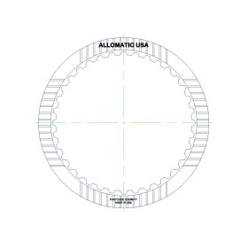 RE7R01A / JR710E, JR711E Low Brake High Energy Friction Clutch Plate, RE7R01A, Transmission parts, tooling and kits