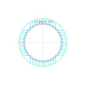 JF404E 3rd, 4th High Energy Friction Clutch Plate, JF404E, Transmission parts, tooling and kits