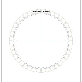 A760E, A760F, A760H, A761E #1 Brake High Energy Friction Clutch Plate, A761E, A760E